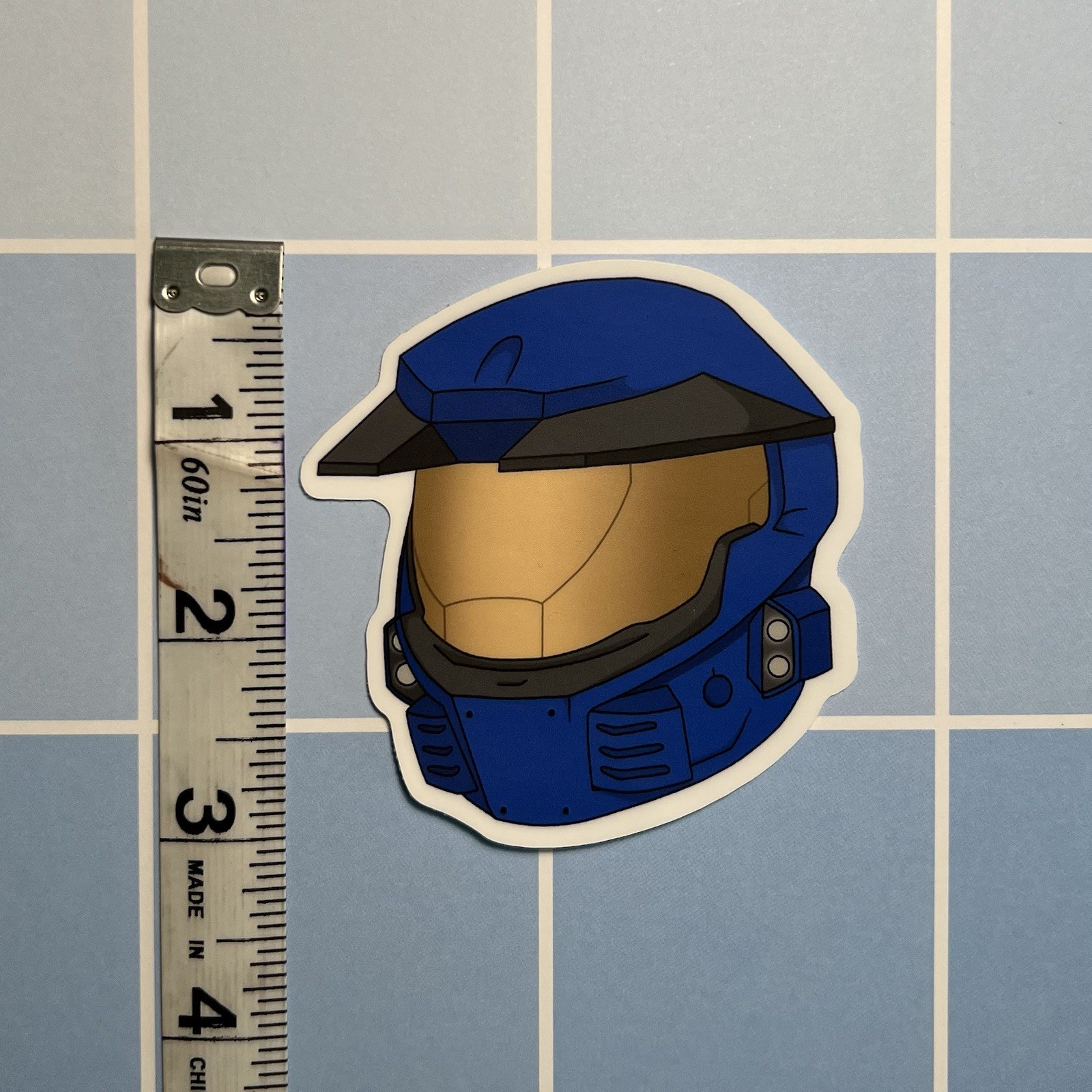 Red vs Blue Caboose Helmet Sticker – Halo