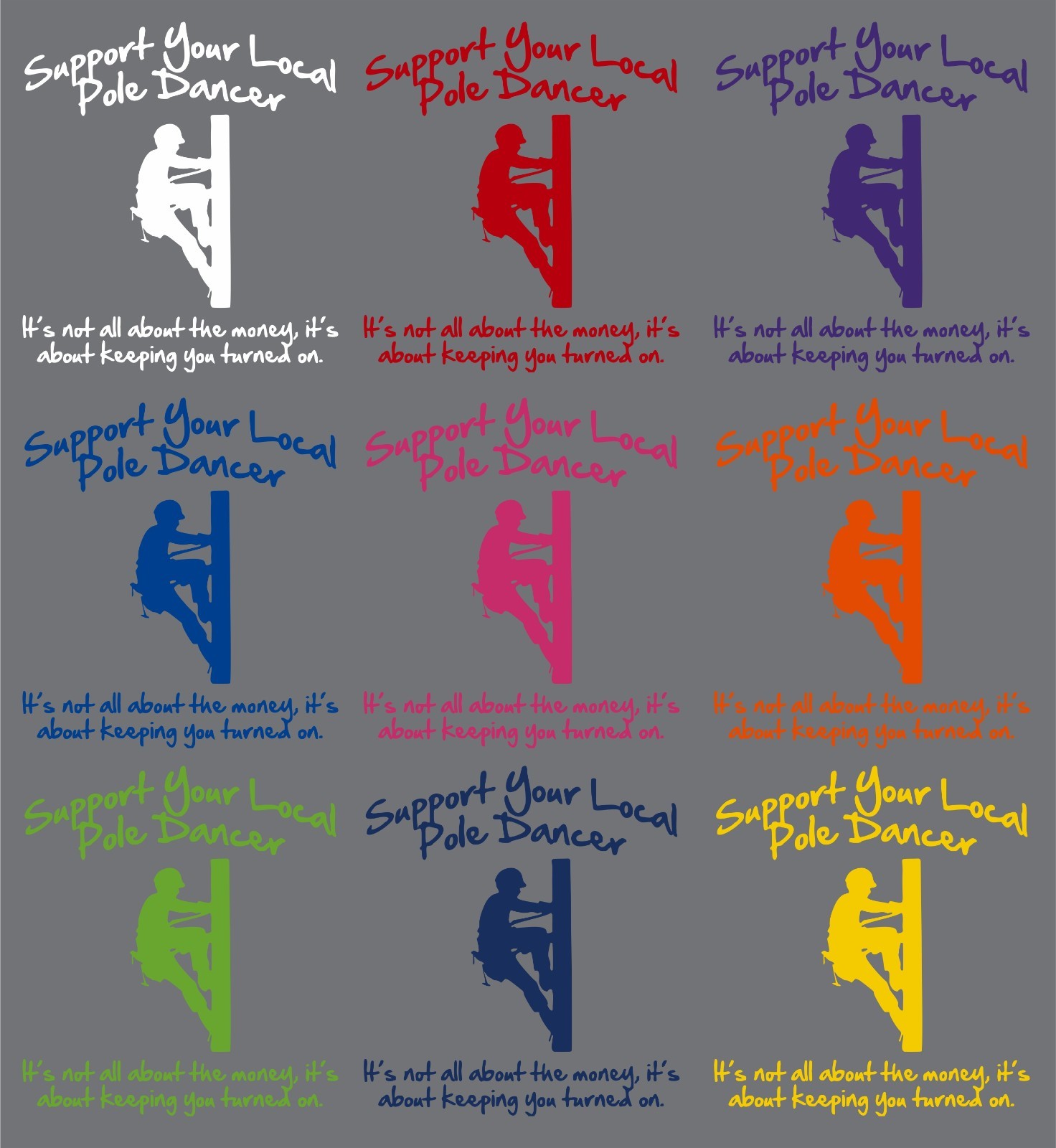 Lineman Electrician Wireman Dancer Car Truck Window Laptop Vinyl Decal Sticker