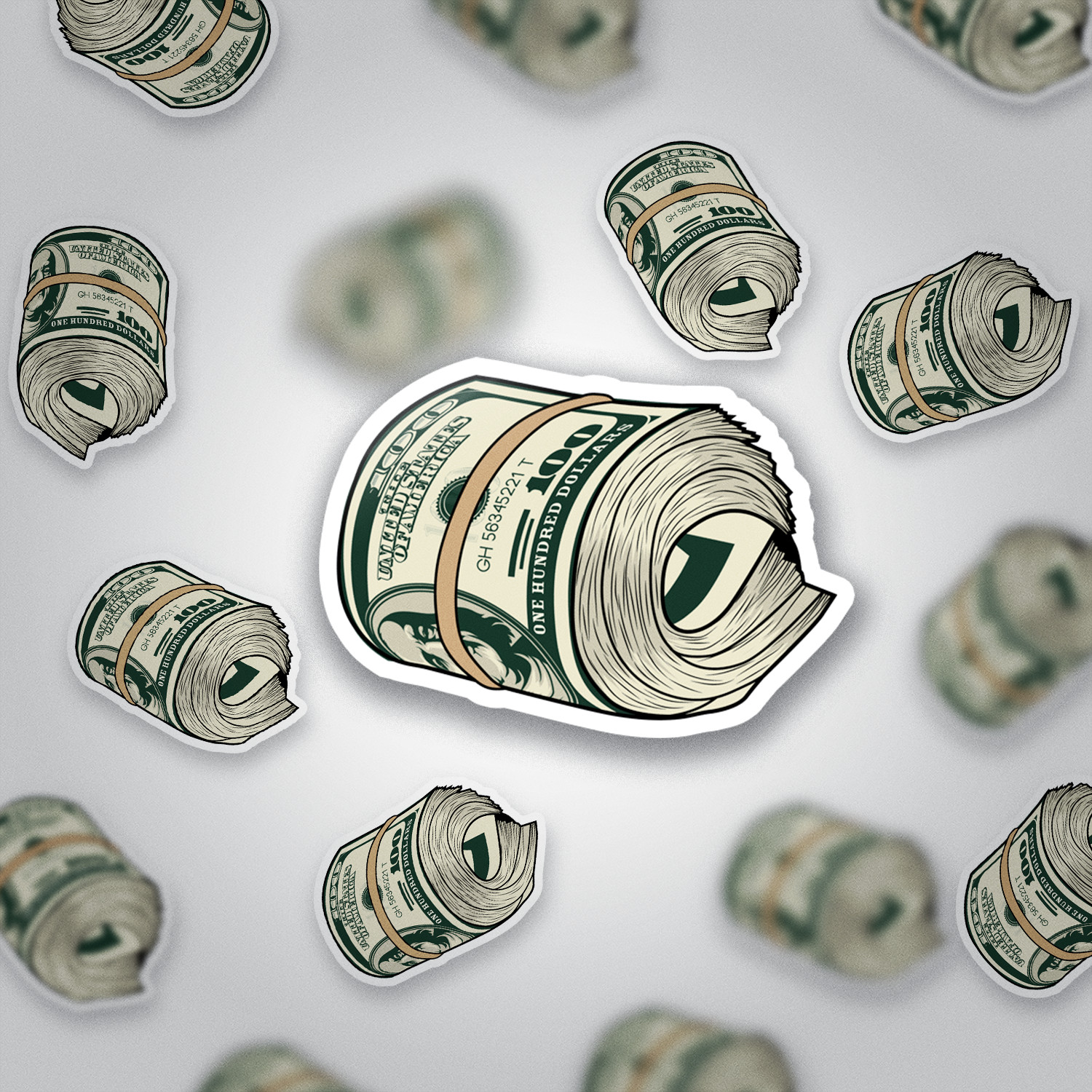 Money Roll Sticker Waterproof – Buy Any 4 For 41% OFF Each Storewide!