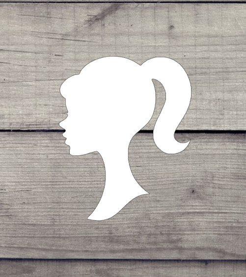 Barbie Head Decal – It's a Barbie World – Vinyl Decal – Cars, Laptops, Stanley