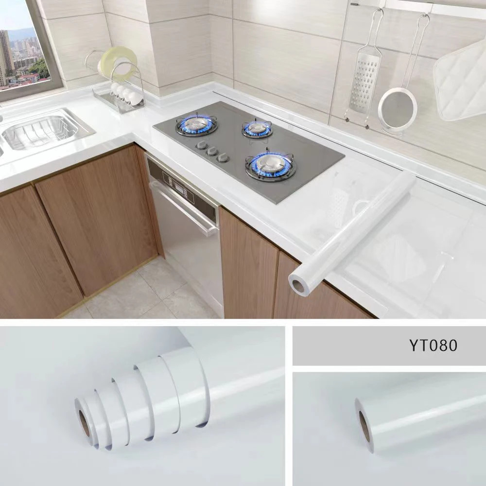 40cm kitchen waterproof and oil resistant PVC self-adhesive marble wall sticker