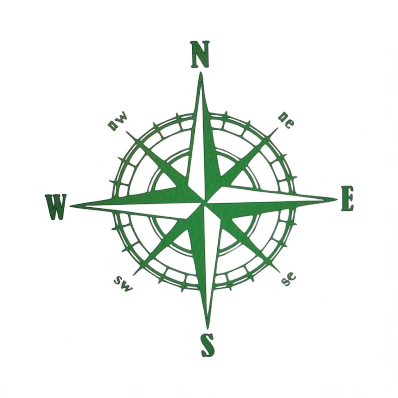 COMPASS NESW Vinyl Decal for Jeep Car Truck Bumper Wall Window Decor