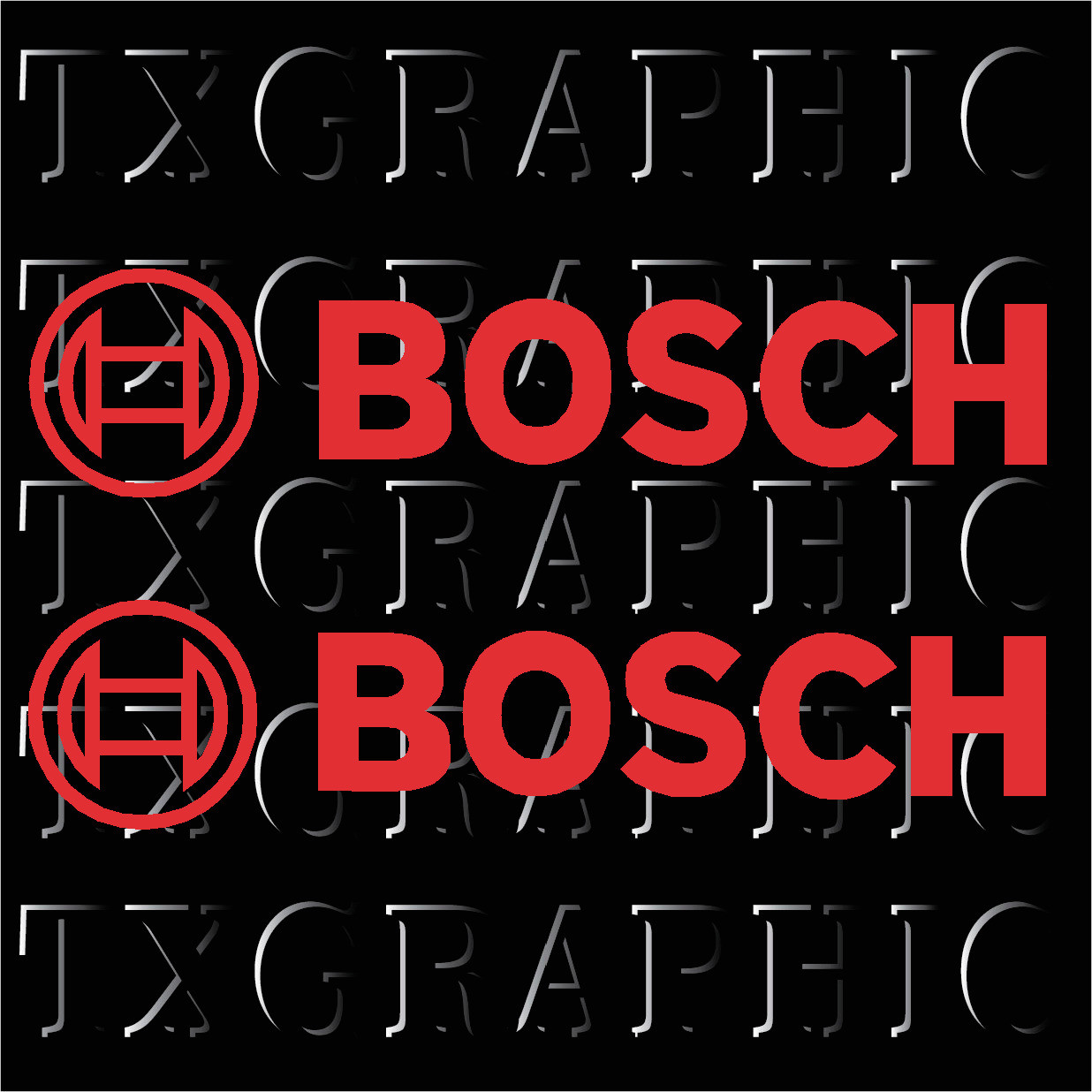 Bosch Decal Sticker Tools Drill Saw Router Impact Driver Table Saw, 1 Pairs