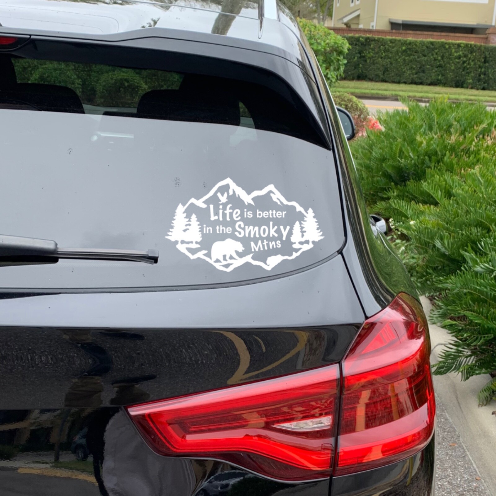 Life is Better in the Smoky Mountains Decal. Smoky Mountains Vacation.