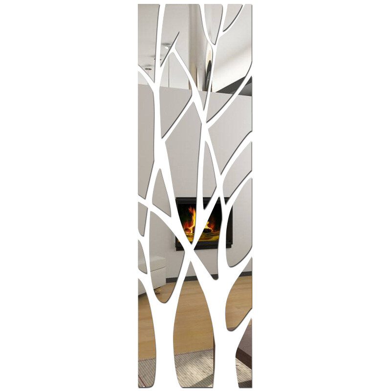 Self-Adhesive Mirror Wall Decals – Ideal for Bathrooms, Space-Expanding Decor