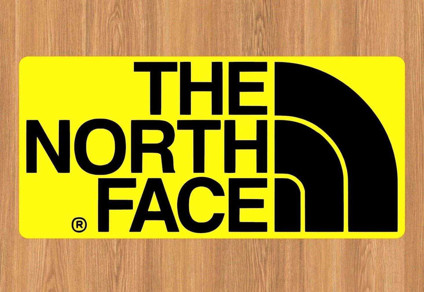 The North Face Logo Die Cut Laminated Vinyl Sticker/Decal