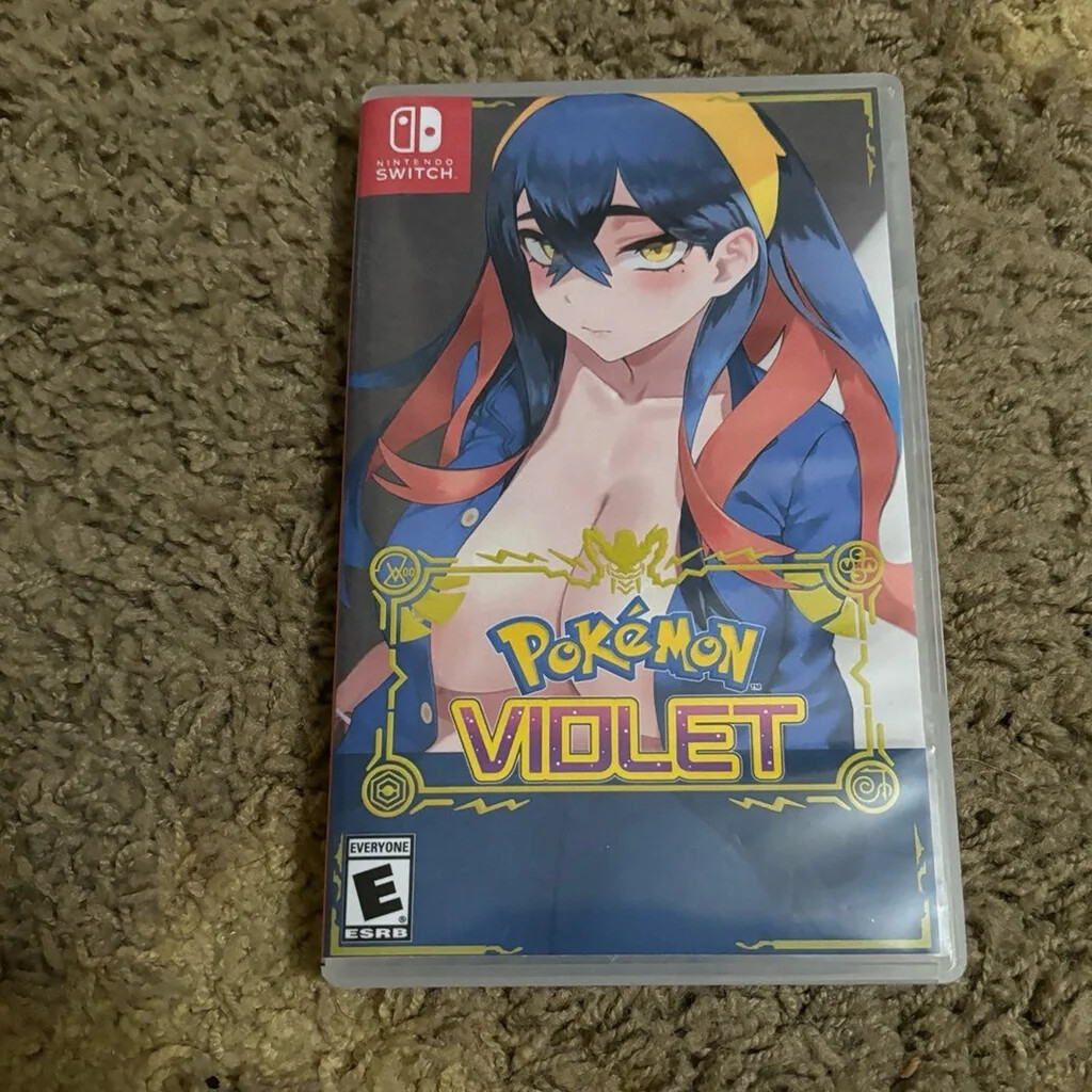 DOUBLE SIDED COVER ART & CASE ONLY Violet & Scarlet POKEMON DLC NO GAME