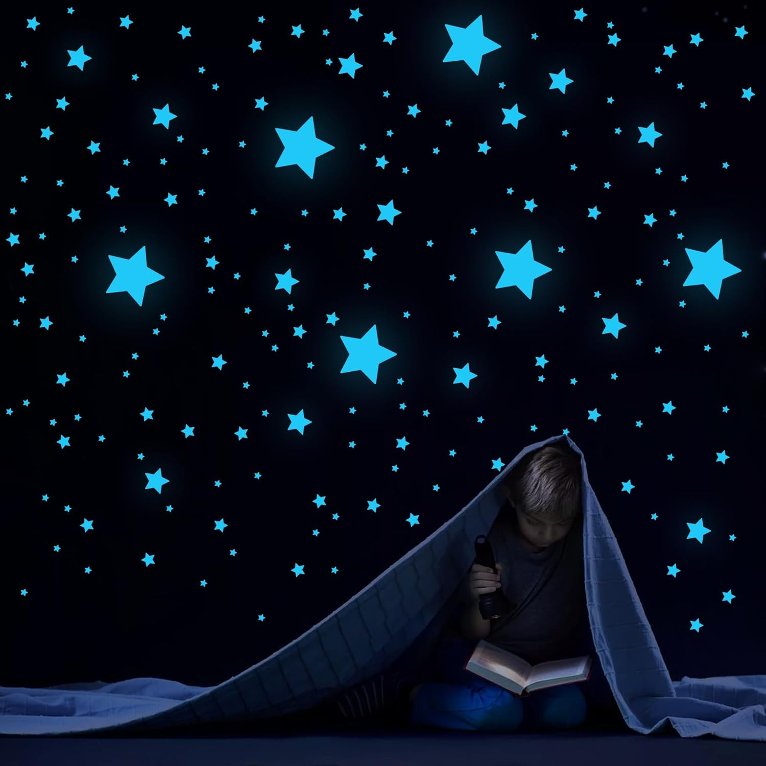 421Pcs Glow in the Dark Stars Ceiling Stars Glow in Dark Space Planet Universe G