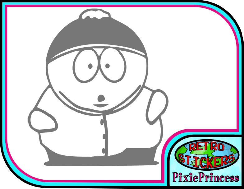 South Park Cartman Funny A Vinyl Sticker Truck Car Bike Wall Art Window Cartoon