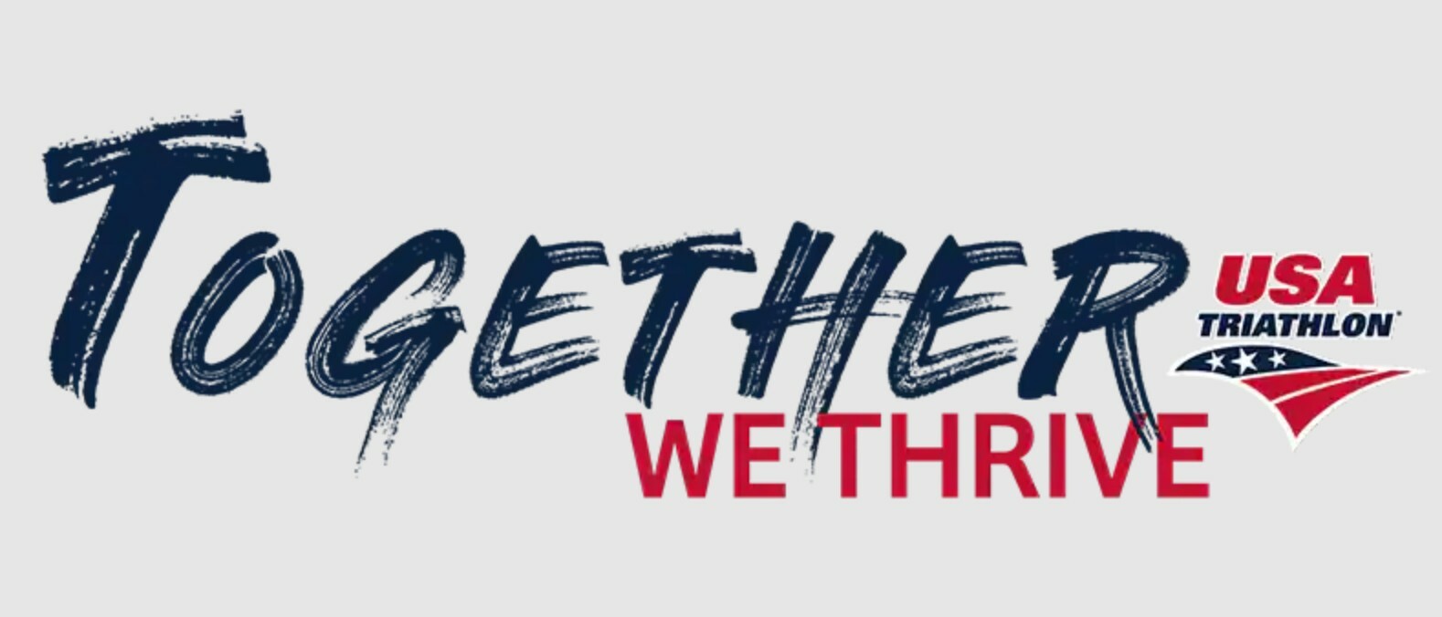 USA TRIATHLON Together We Thrive decal sticker 5.0×1.25in Equality Diversity BLM