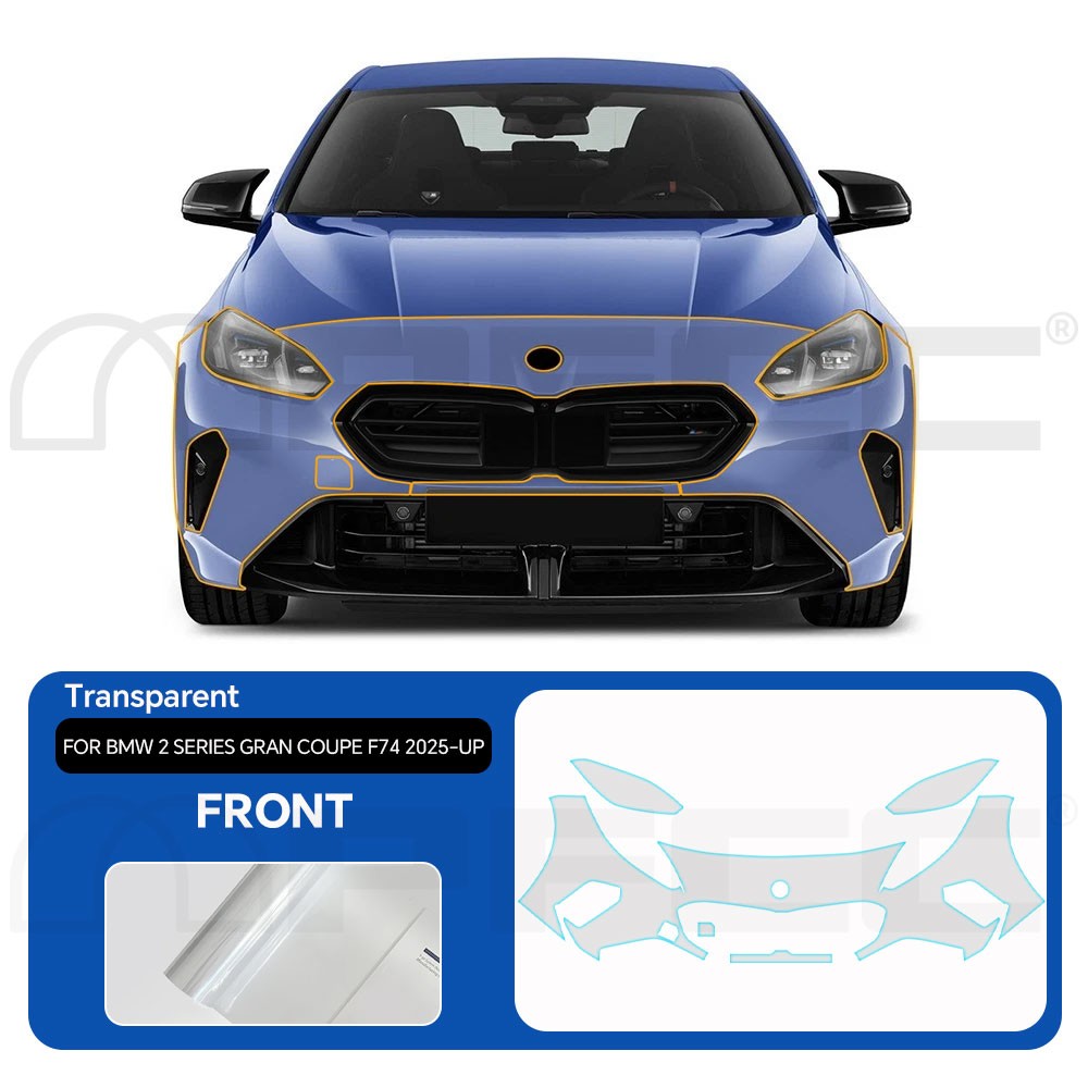 BMW 2 Series Gran Coupe M Sport F74 2025-UP PreCut PPF Kit Paint Protection Film
