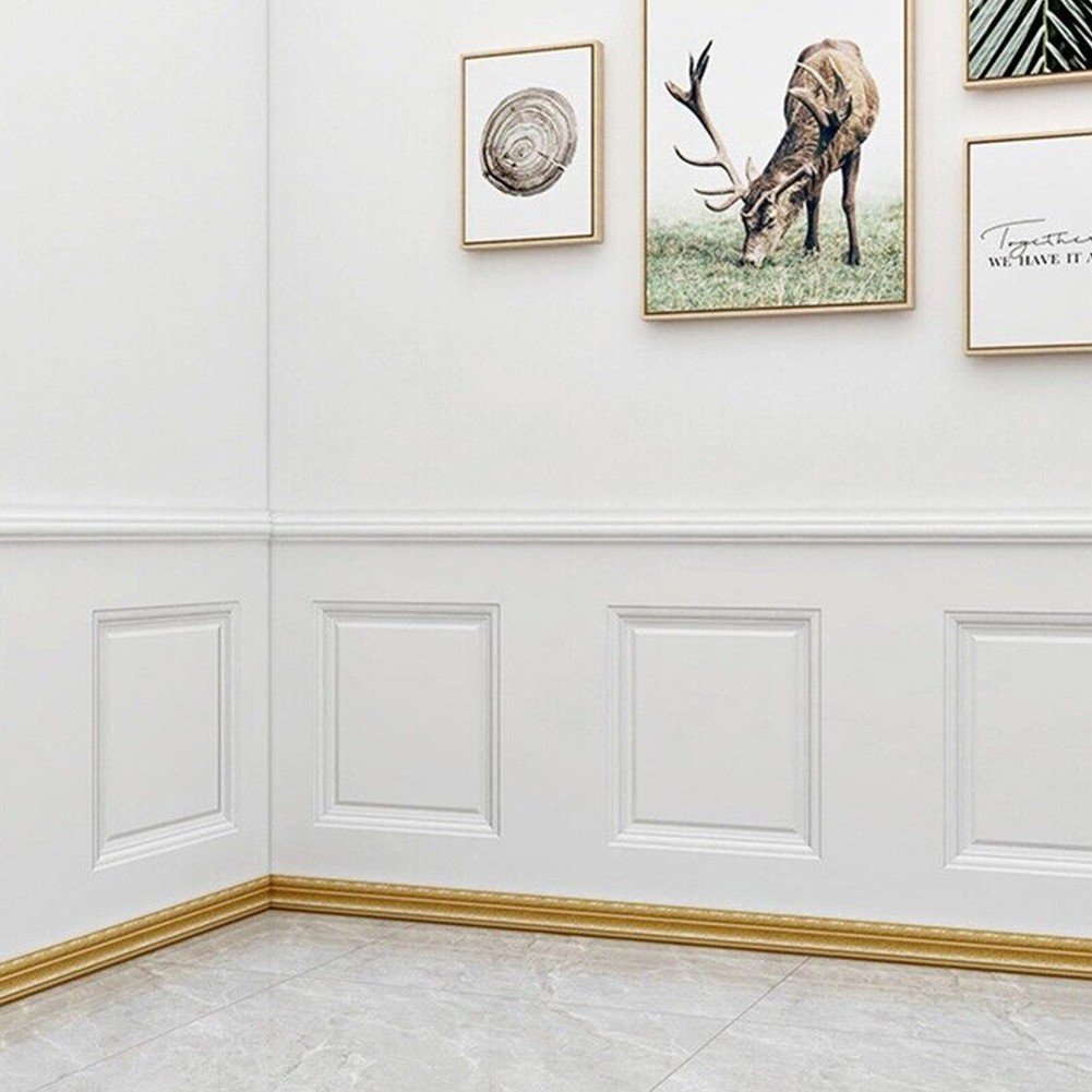 XPE Foam Skirting Sticker Border for DIY Home Decoration Easy to Clean