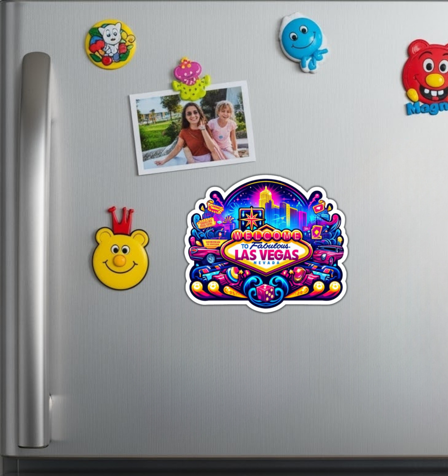 Las Vegas Nevada Fridge Magnet or Laptop Sticker