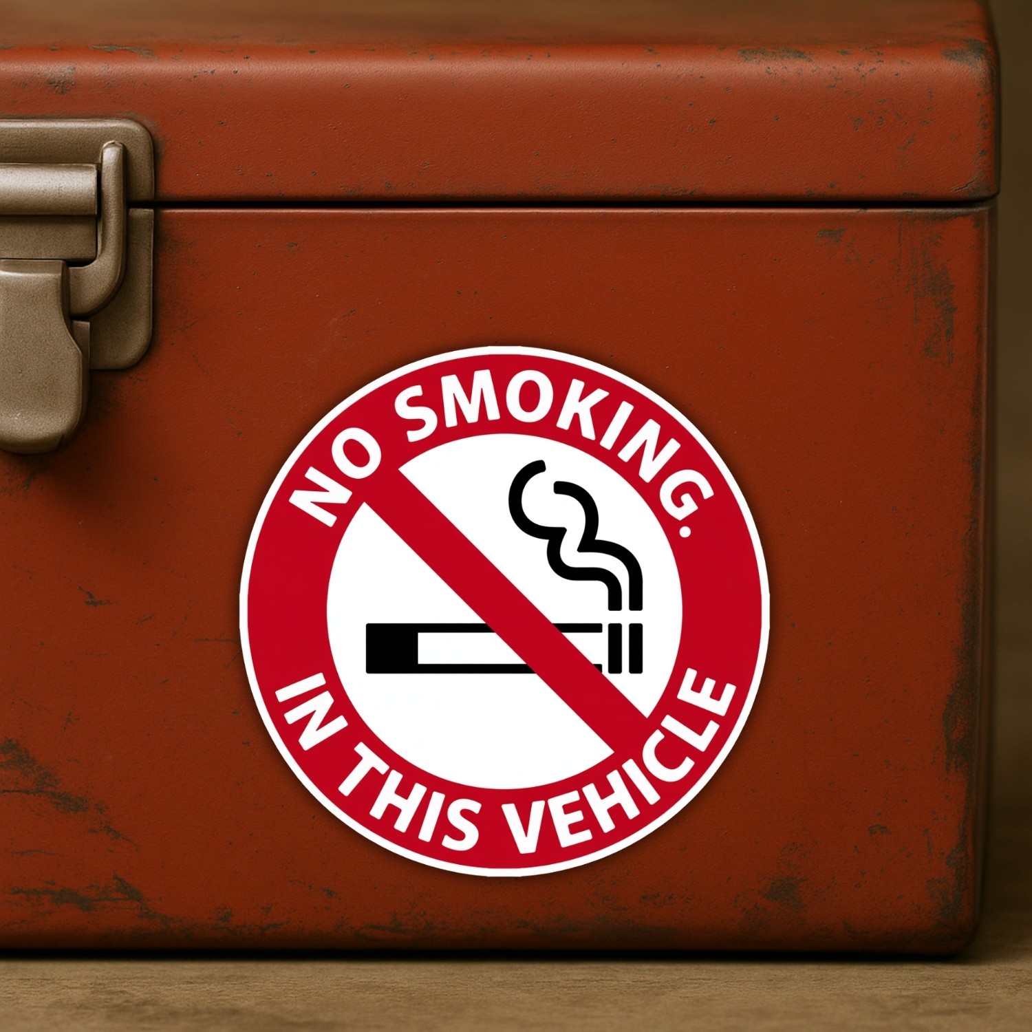 4pcs No Smoking Stickers – Waterproof Vinyl Decals for Cars & Vehicles