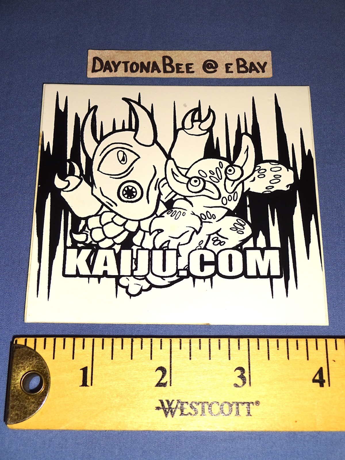 Kaiju Big Battel 2002 Sticker 4" Official Sky Deviler Mota Naru Wrestling NYC