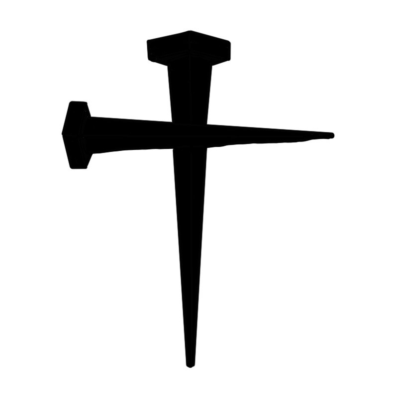 Cross Nails Vinyl Die Cut Decal Sticker – Jesus Christ Christian Religious God