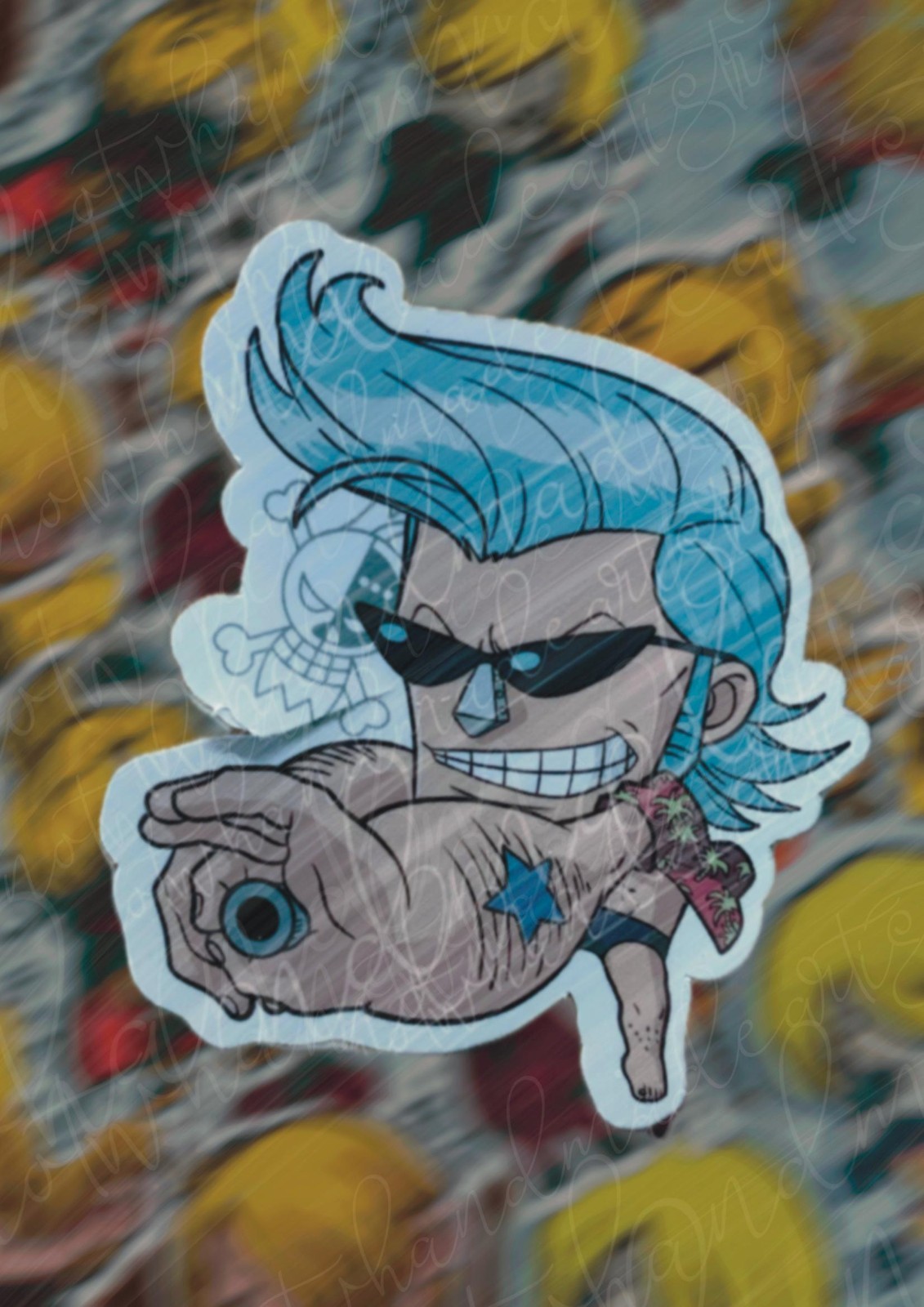 One Piece Frankie Weatherproof Stickers