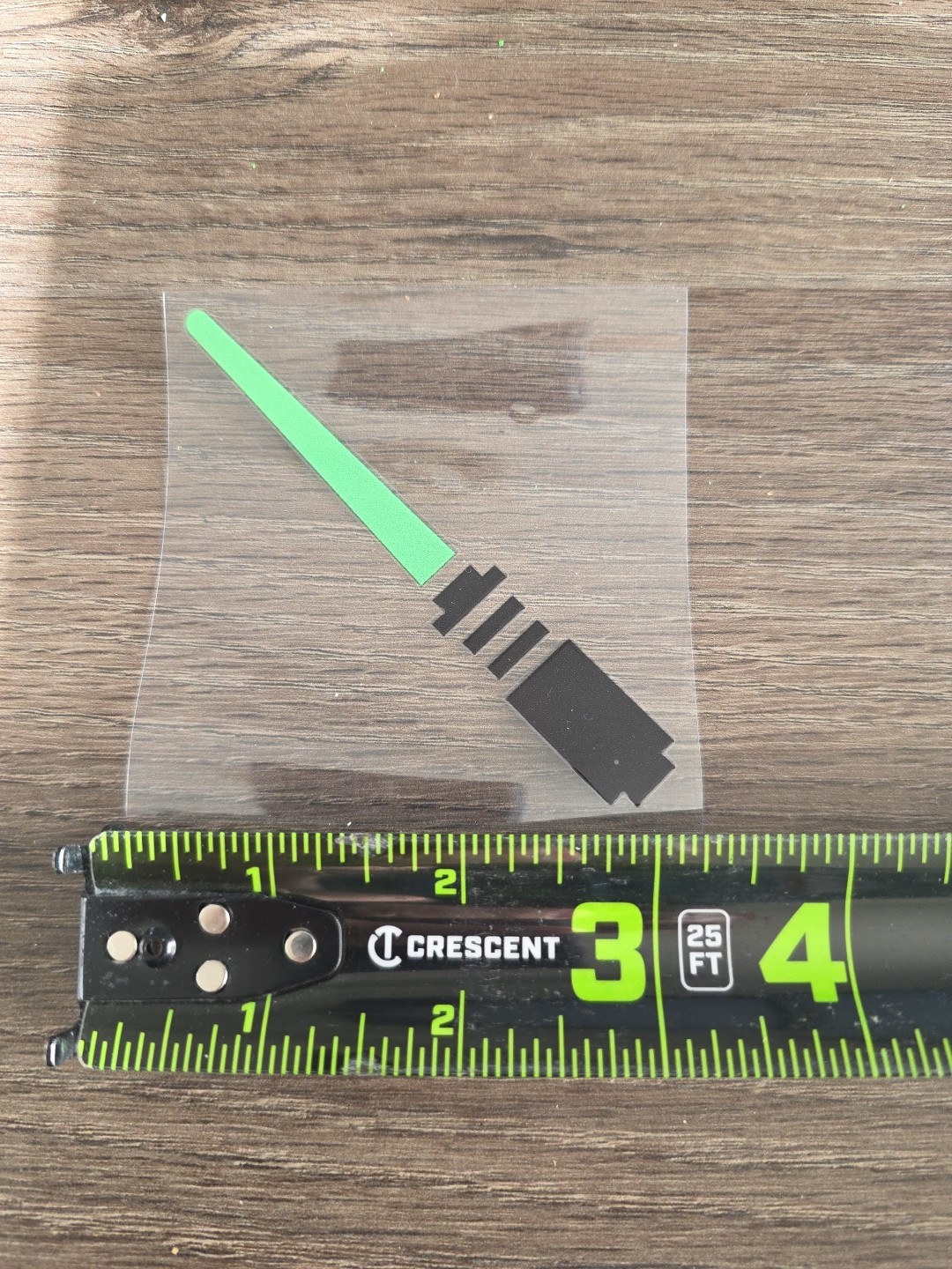 Starwars Lightsaber UV DTF Decal Sticker Waterproof Raised Made In USA