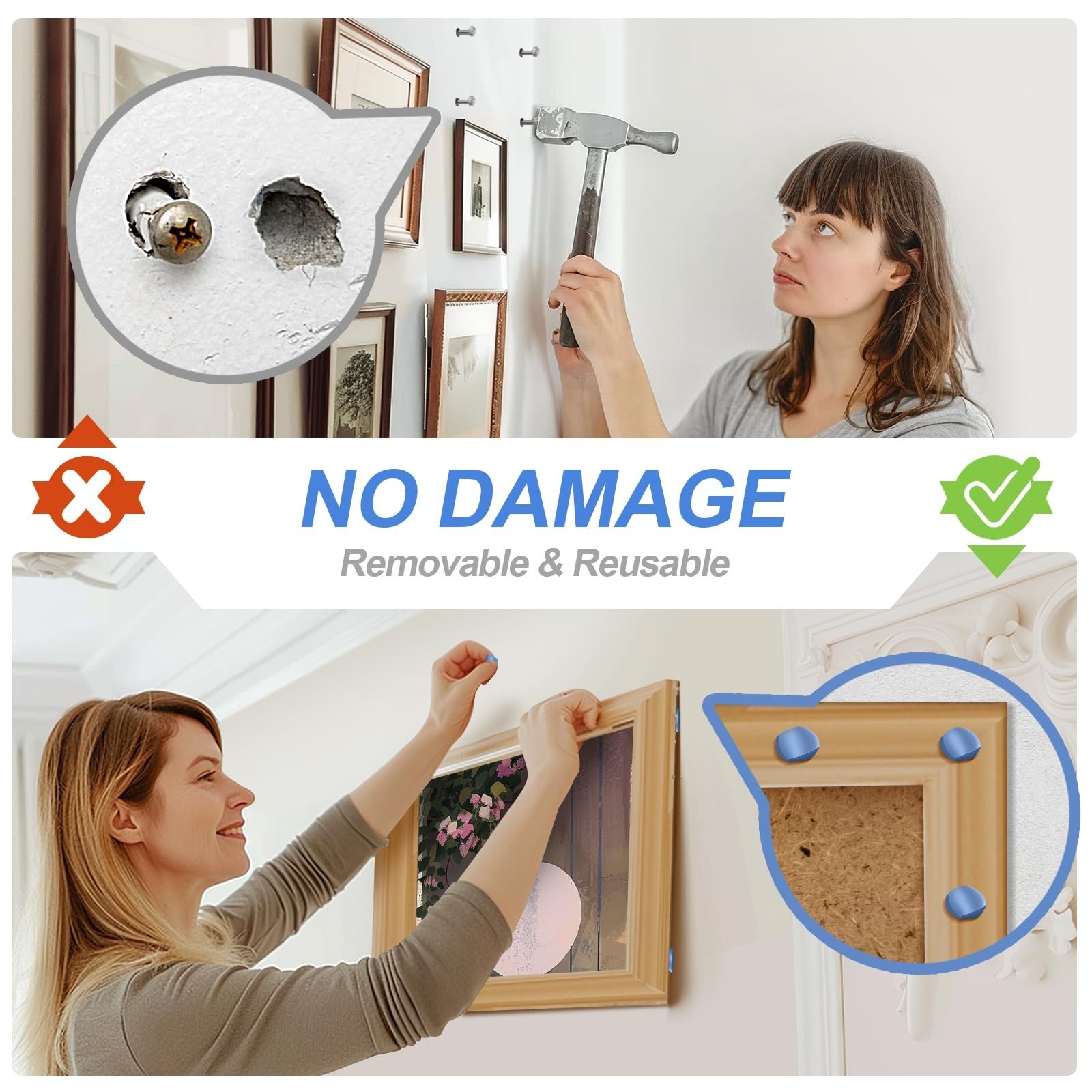 Poster Putty Sticky Tack 192 PCS Wall Mount No Damage Adhesive Removable USA