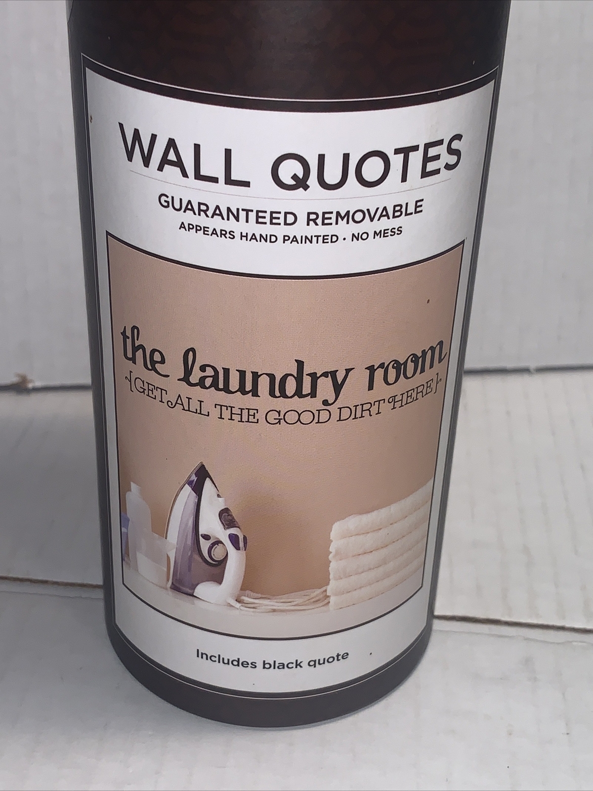 Wall Quotes “The Laundry Room”~ “Get All The Good Dirt Here” New