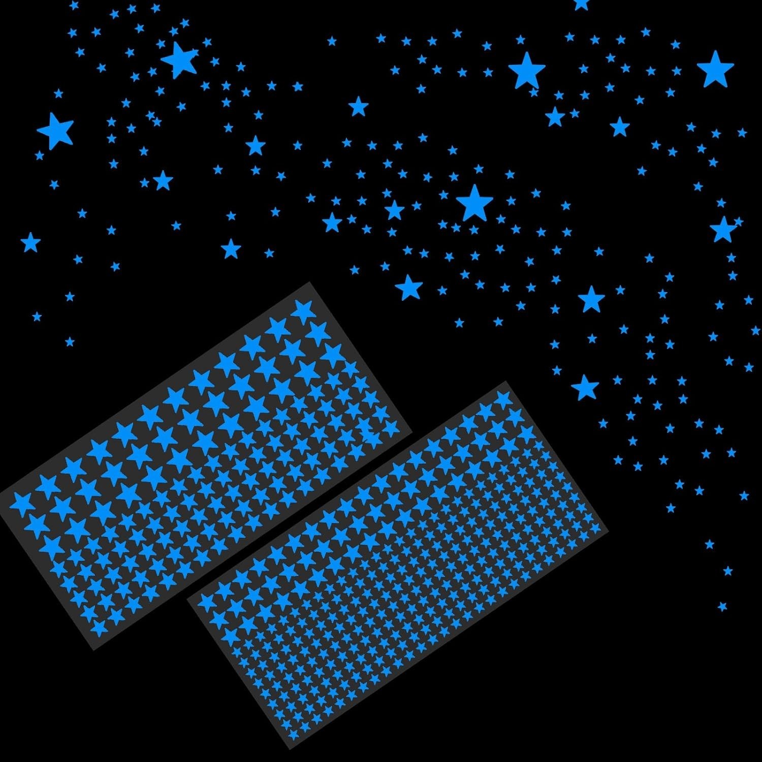 Glow in The Dark Stars Ceiling Stars Glow in The Dark Moon and Star Space Galaxy