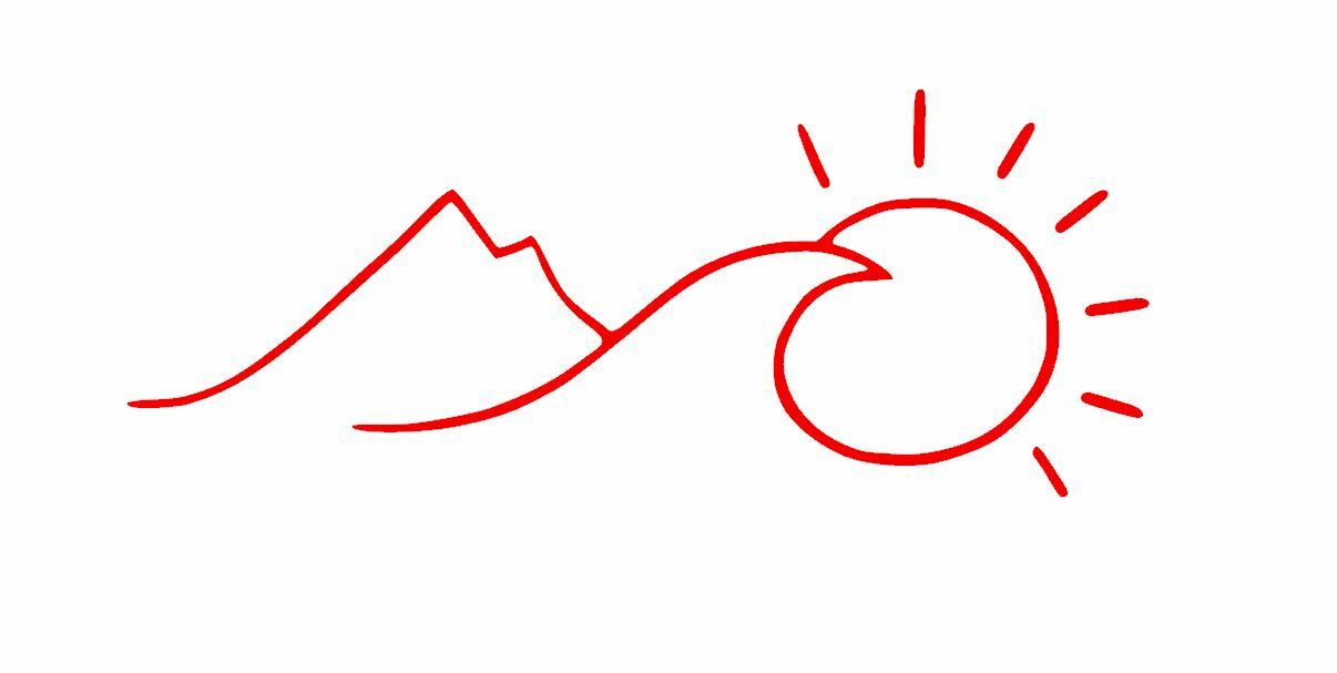 Climb, Surf & Sunshine Die Cut Window Sticker Decal – Multiple Colors