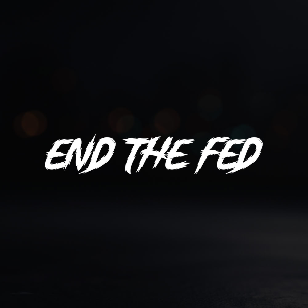 8in Vinyl Decal Sticker – "end the fed"