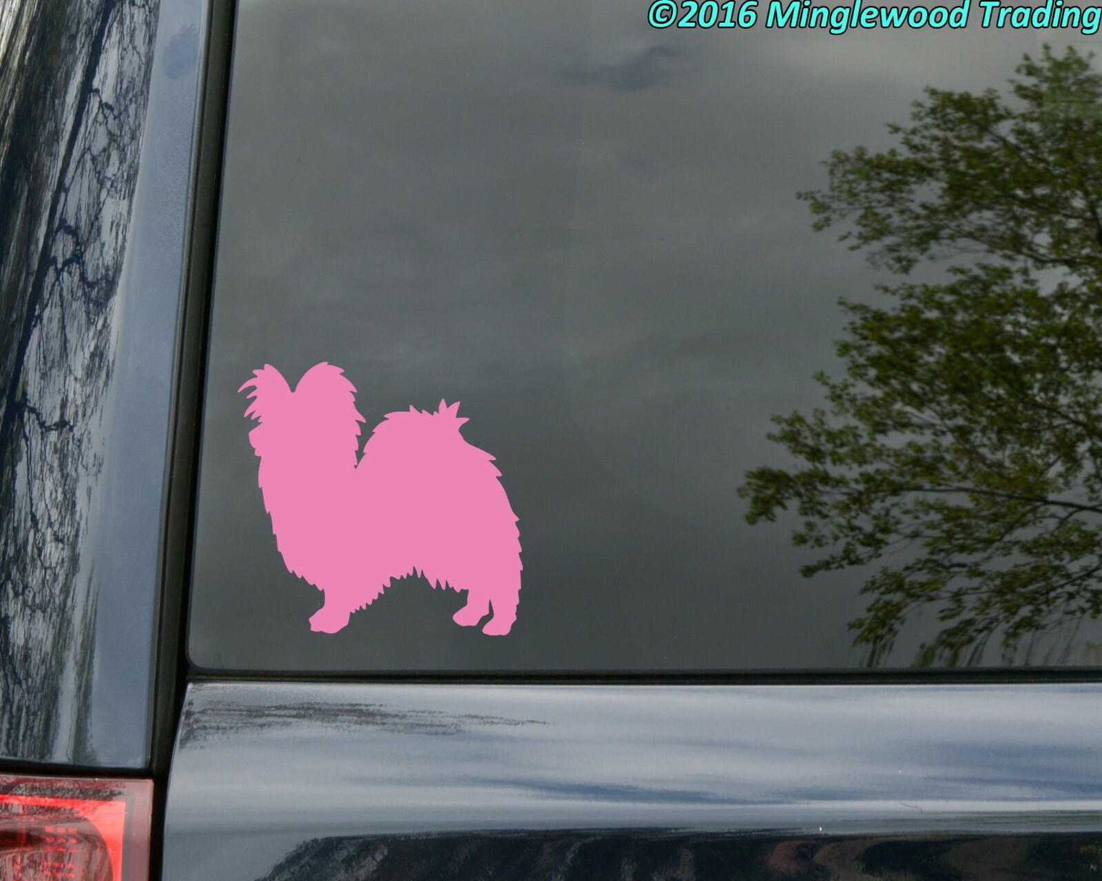 PAPILLON Vinyl Decal Sticker – Butterfly Dog Continental Toy Spaniel Puppy