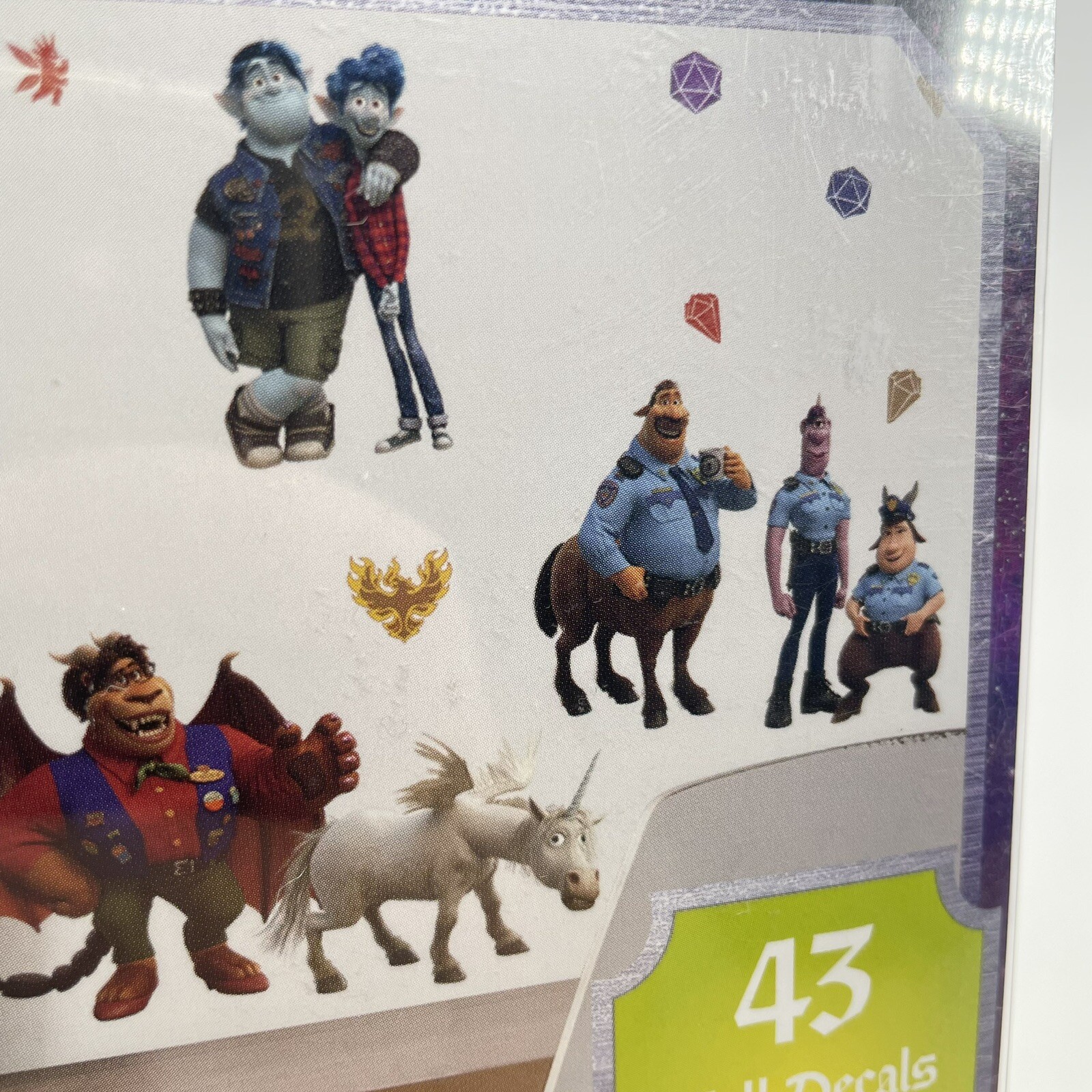 2 Roommates Decor Disneys Pixar Onward 43 Wall Decals