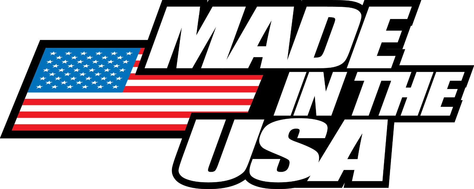 Made in the USA sticker weatherproof bumper vinyl decal