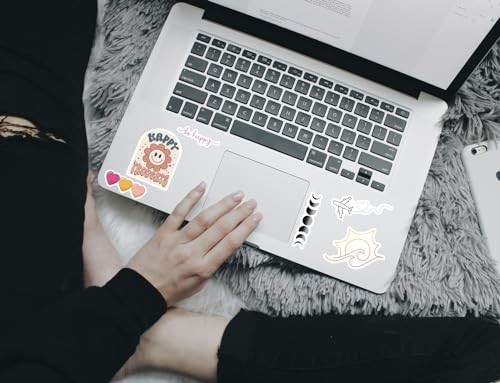 300 Pcs Preppy Summer Stickers for Water Bottles, Laptop, Phone, Cup