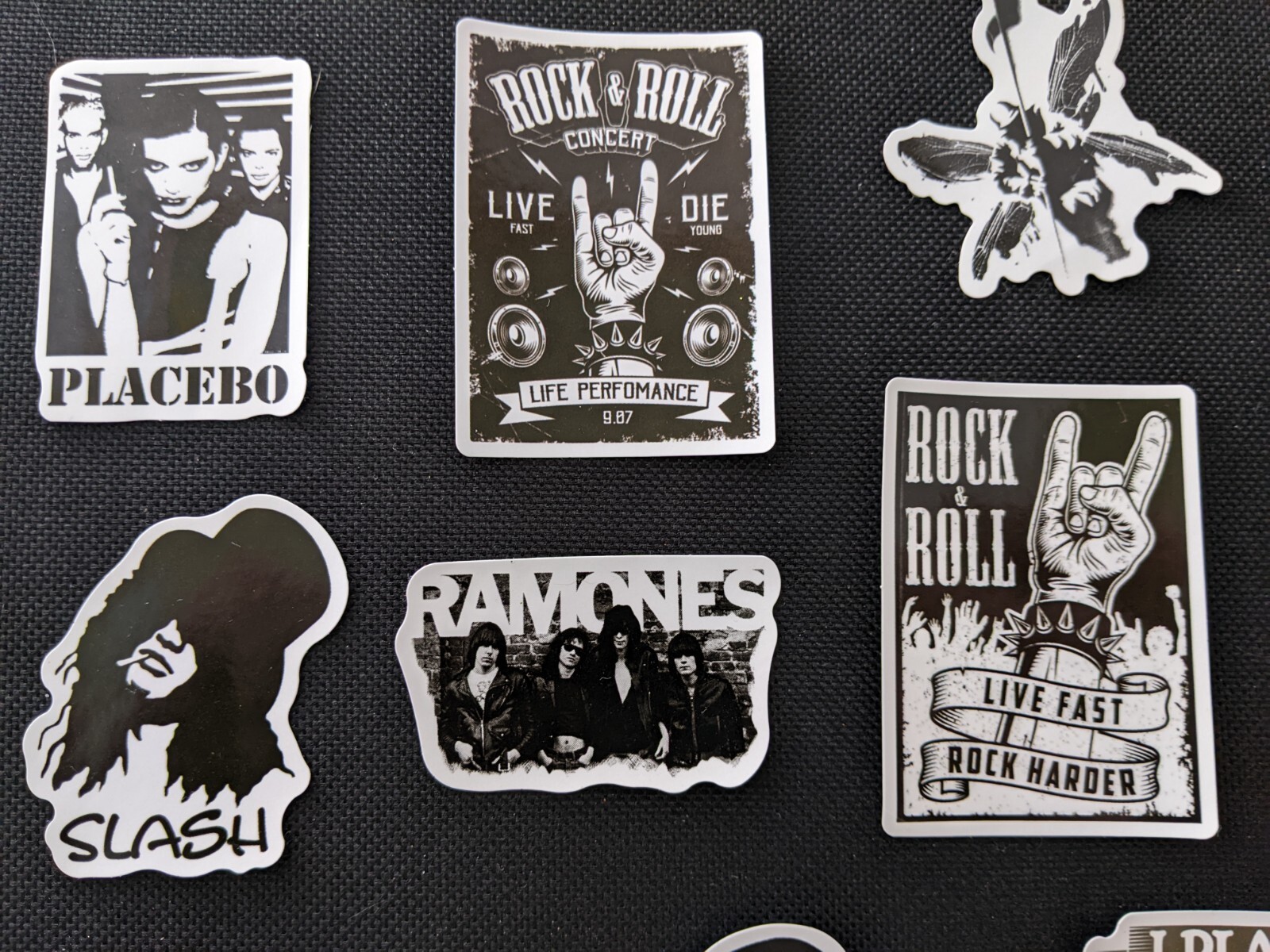 Ramones, Linkin Park, Heavy Metal, Rock N Roll, Punk, Slash & More 12 Decal Lot