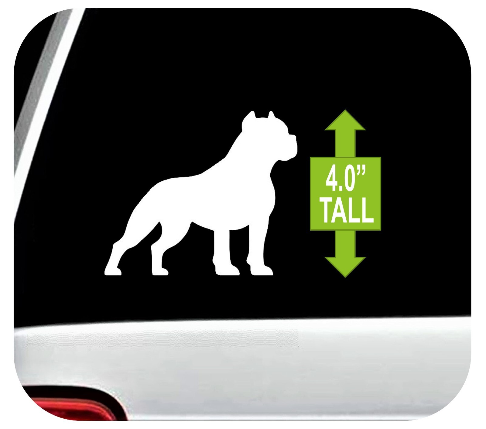 Pitbull Pit Bull Decal Sticker Set for Car Window BG2108
