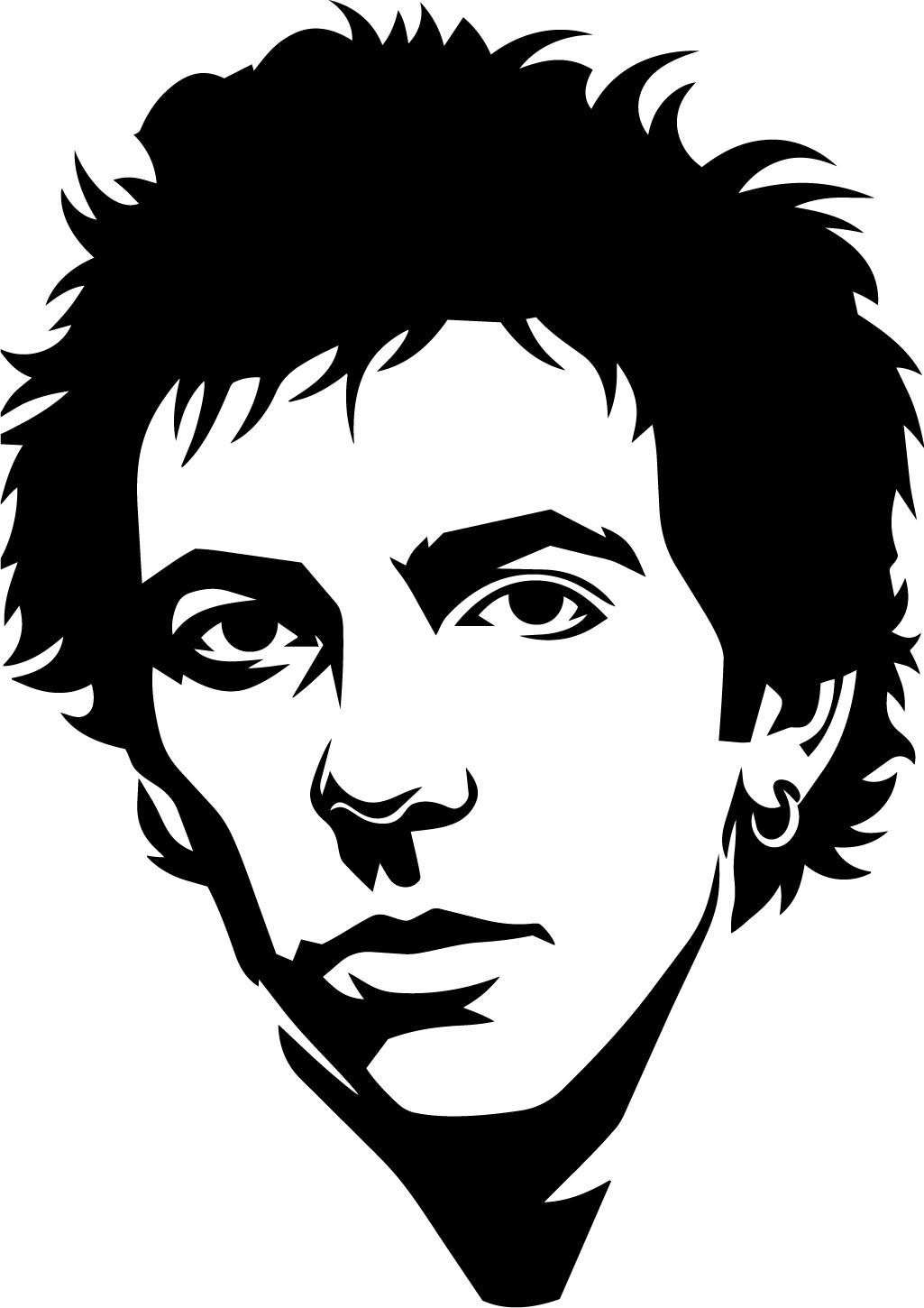 Pete Shelley vinyl decal sticker punk buzzcocks pop rock british