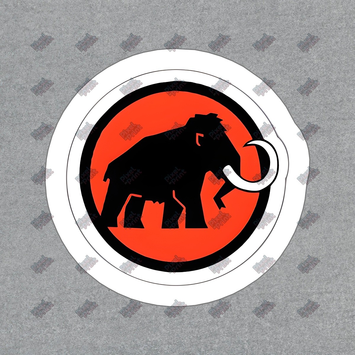 Vintage Mammoth Vinyl Sticker Decal Retro Animal Design for Laptops, #528925