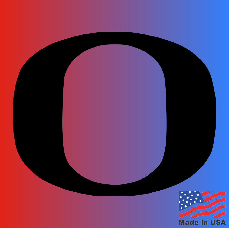 Oregon University Logo Vinyl Dercal – Many colors available – Free Shipping
