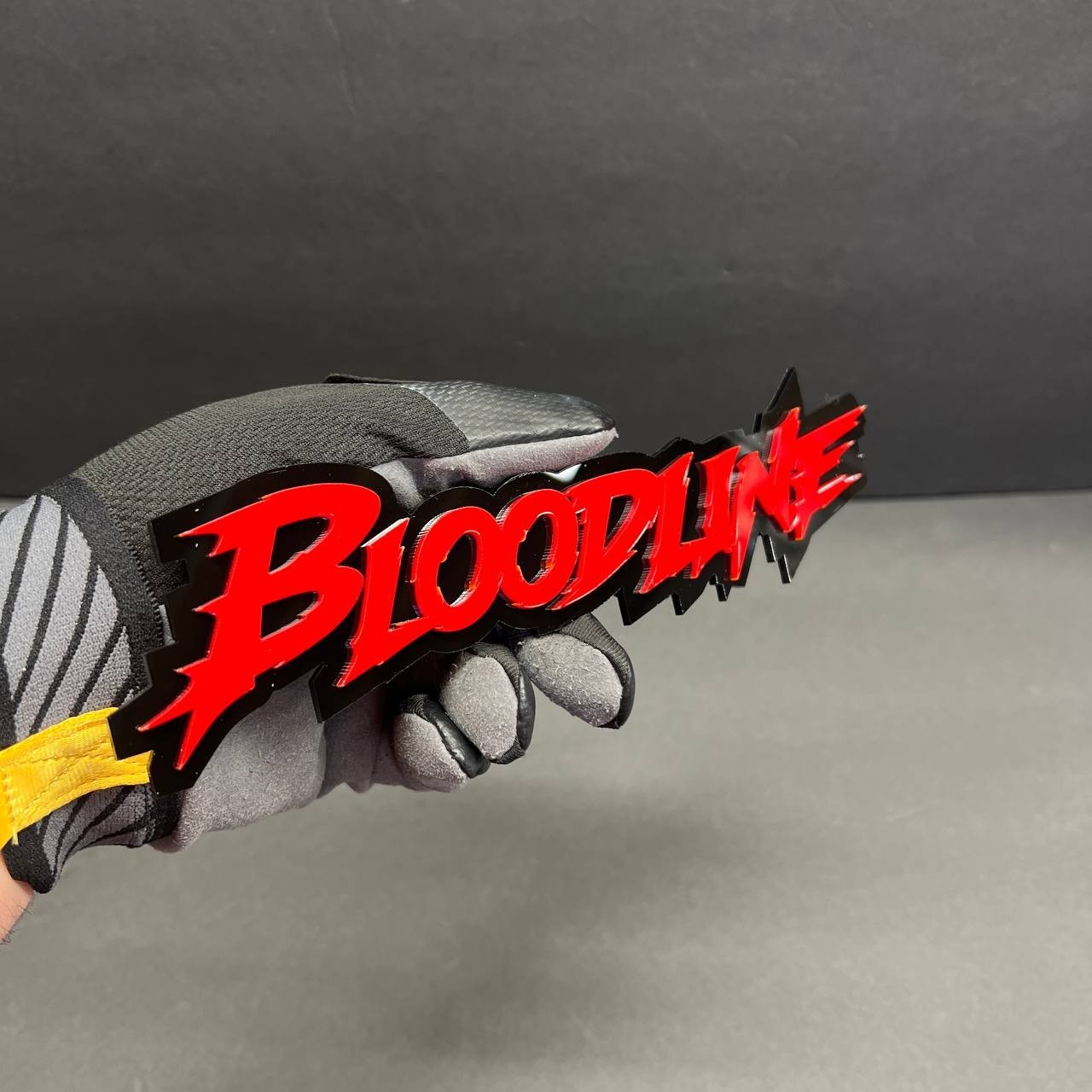 Custom Laser Cut Acrylic Badge Emblem for Car MultiColor PersonalizedName