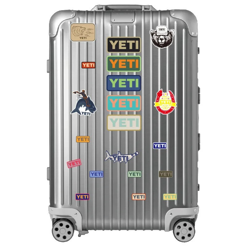 YETI Sticker Pack – 20+ Waterproof Vinyl Decals for Coolers, Bottles & Gear