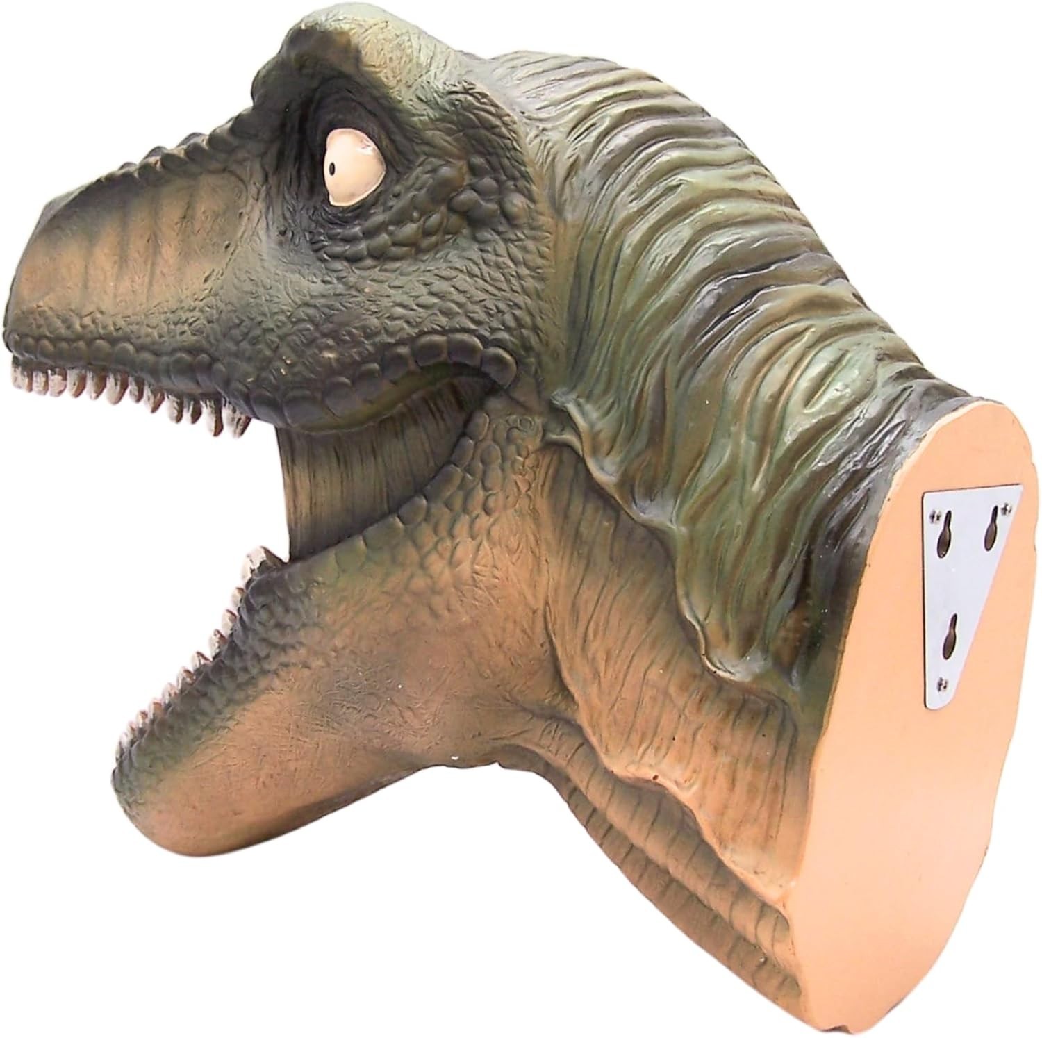 Unique T-Rex Head Wall Sculpture – Fun and Bold Indoor Dinosaur Decor – 17.25"