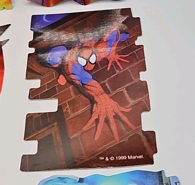 Lot Of 9 1999 Marvel Comics Die Cut Stickers 3×4" Vending Machine A&A Global New
