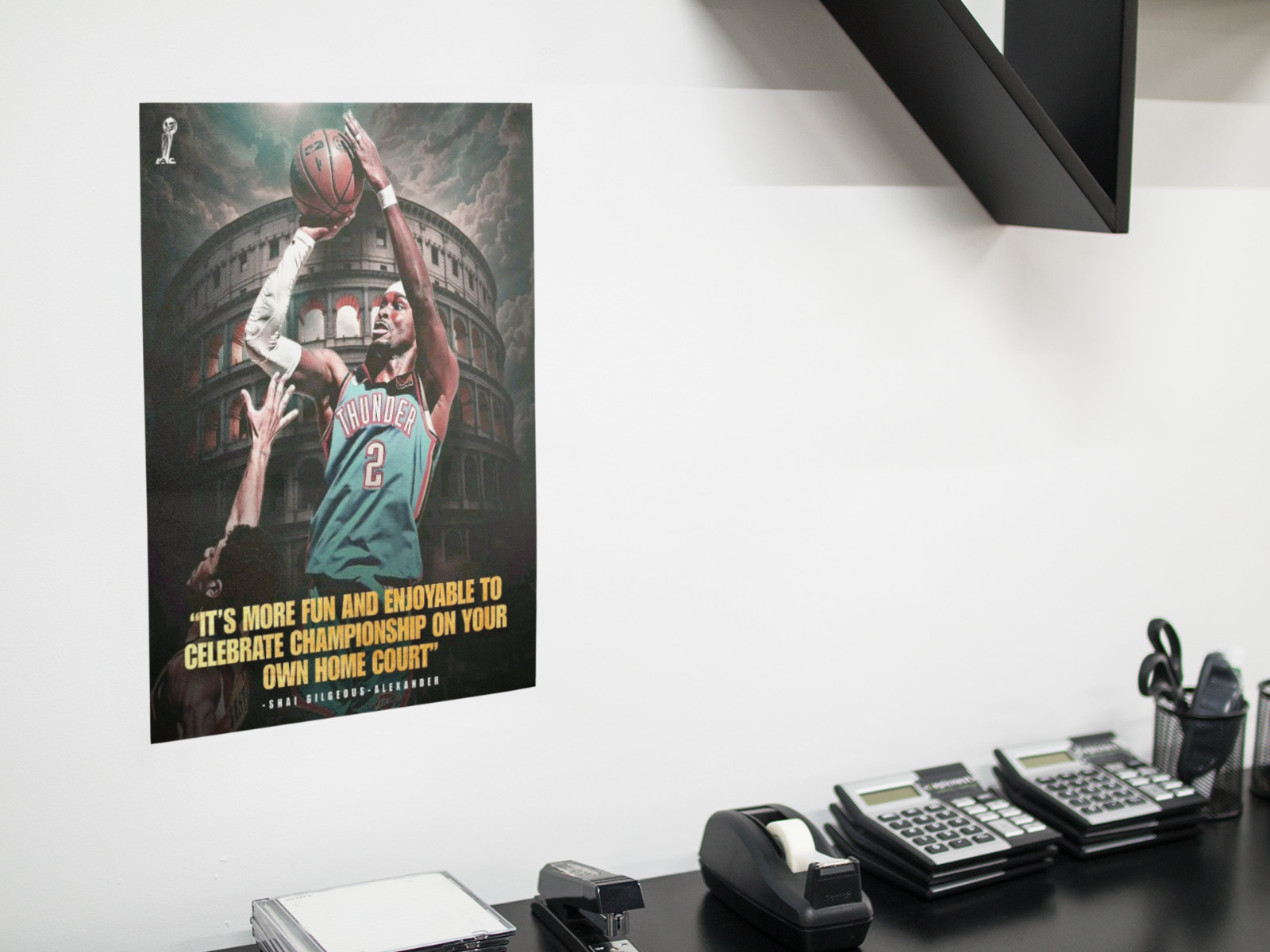 OKC Basketball Star Game 7 Wall Vinyl Decal Poster Print Removable Adhesive
