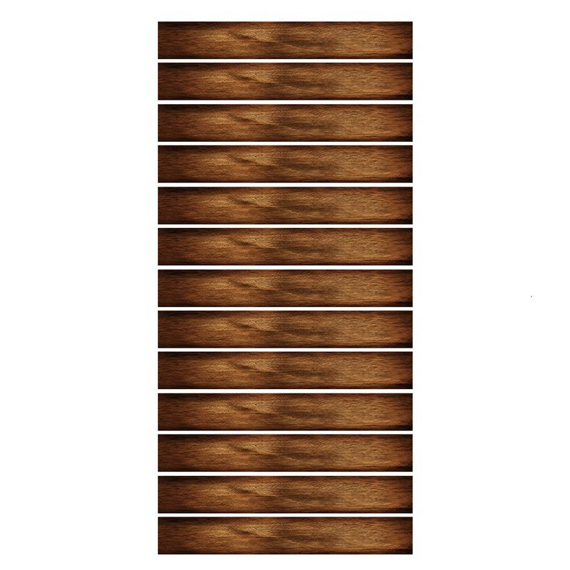 Brandnew New Practical Stair Stickers Decoration Wood Pattern 18 * 100cm