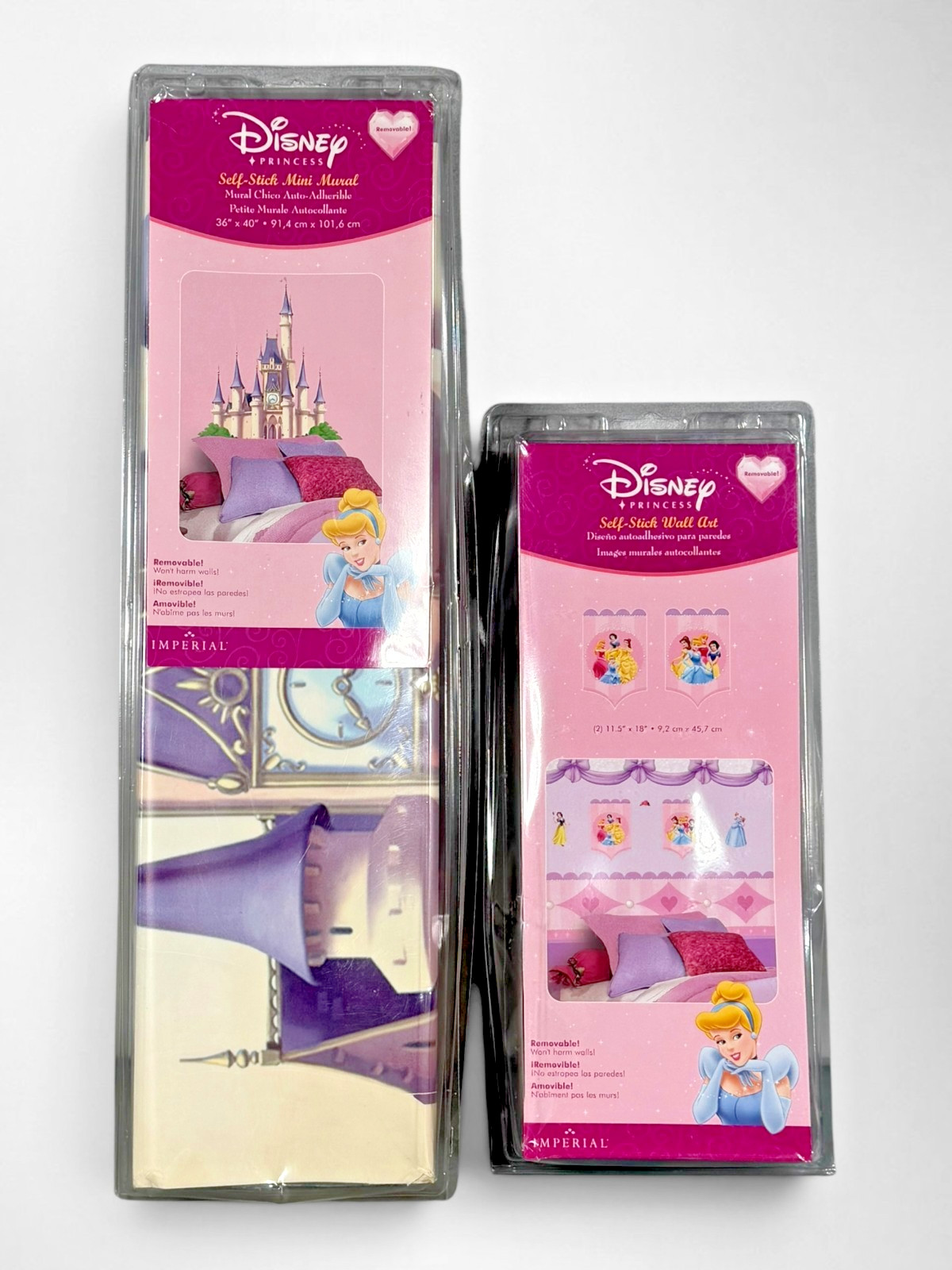 Disney Princess Wall Decal Lot Castle Mural & Wall Art NIP Imperial USA