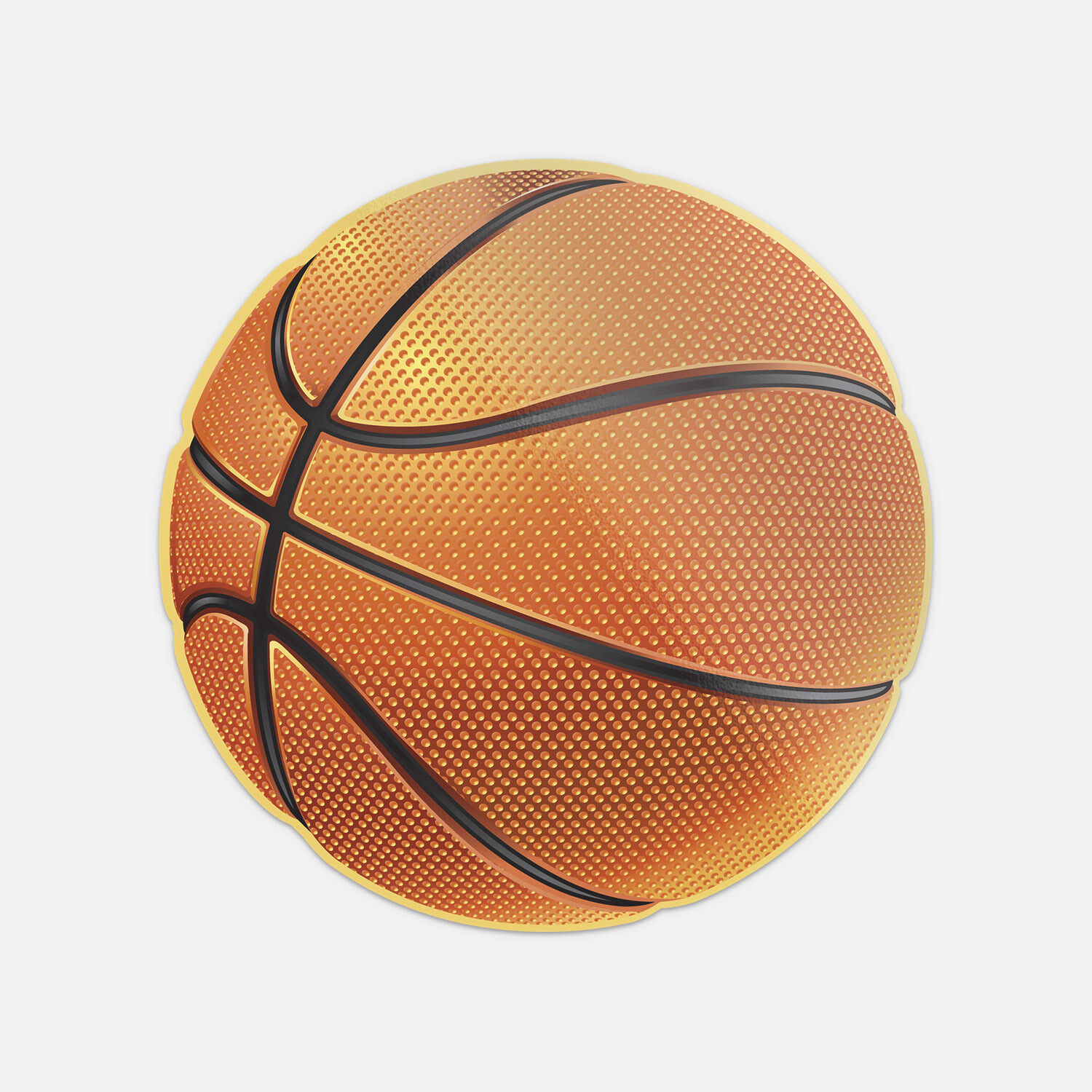 Basketball Sport Ball Vinyl Sticker Decal