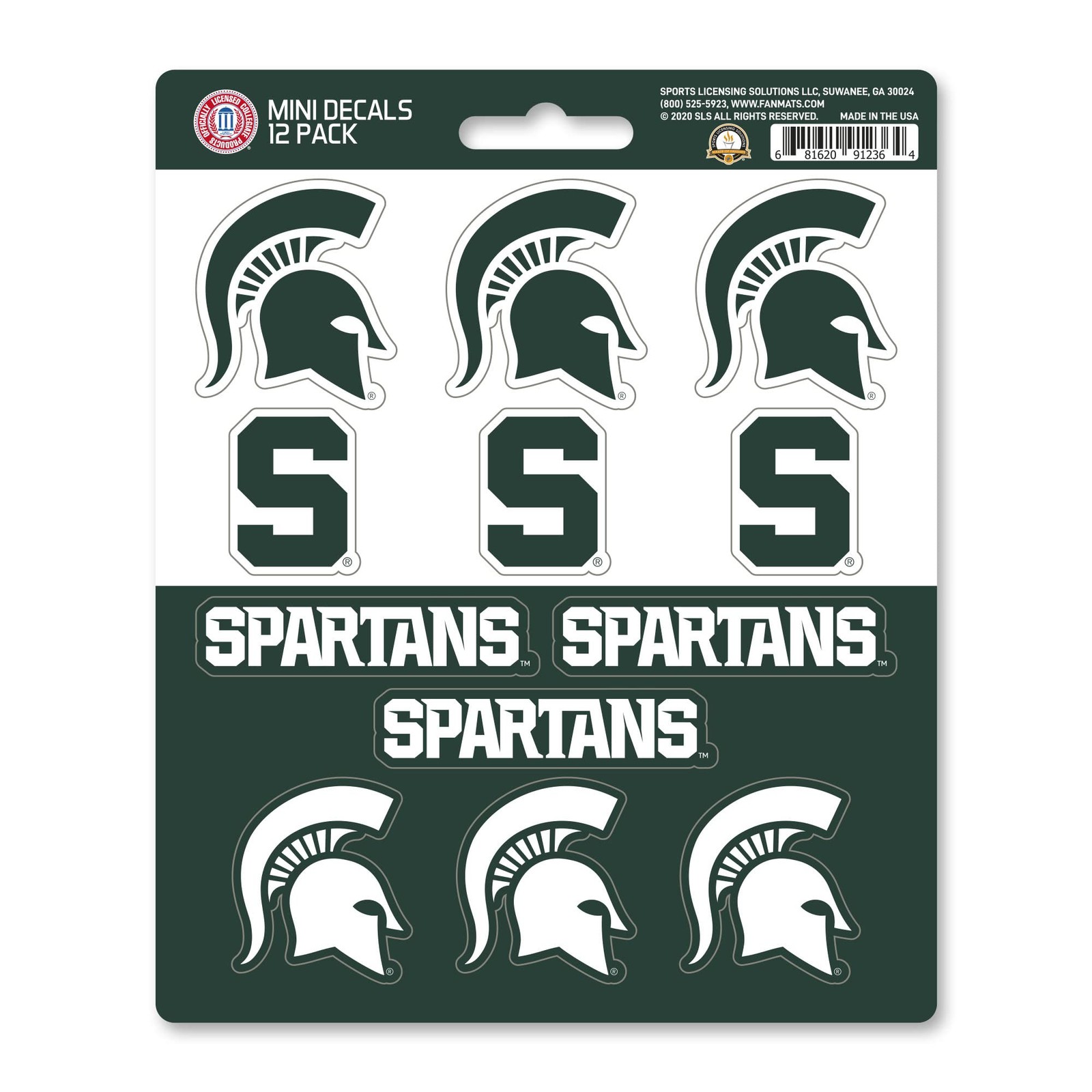 Team Color Vinyl Decal Set 12 Mini Stickers 1 Inch Uv Resistant Durable Finish