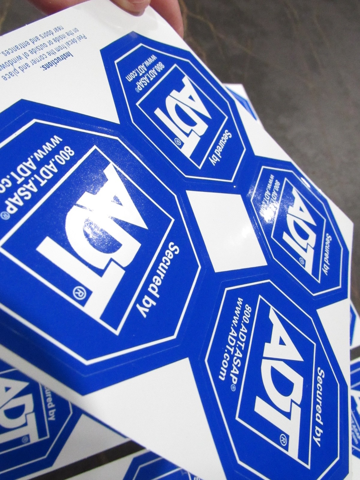 NEW LOT ADT Security Stickers 24 Decals Home Protection Window Decals camera 6