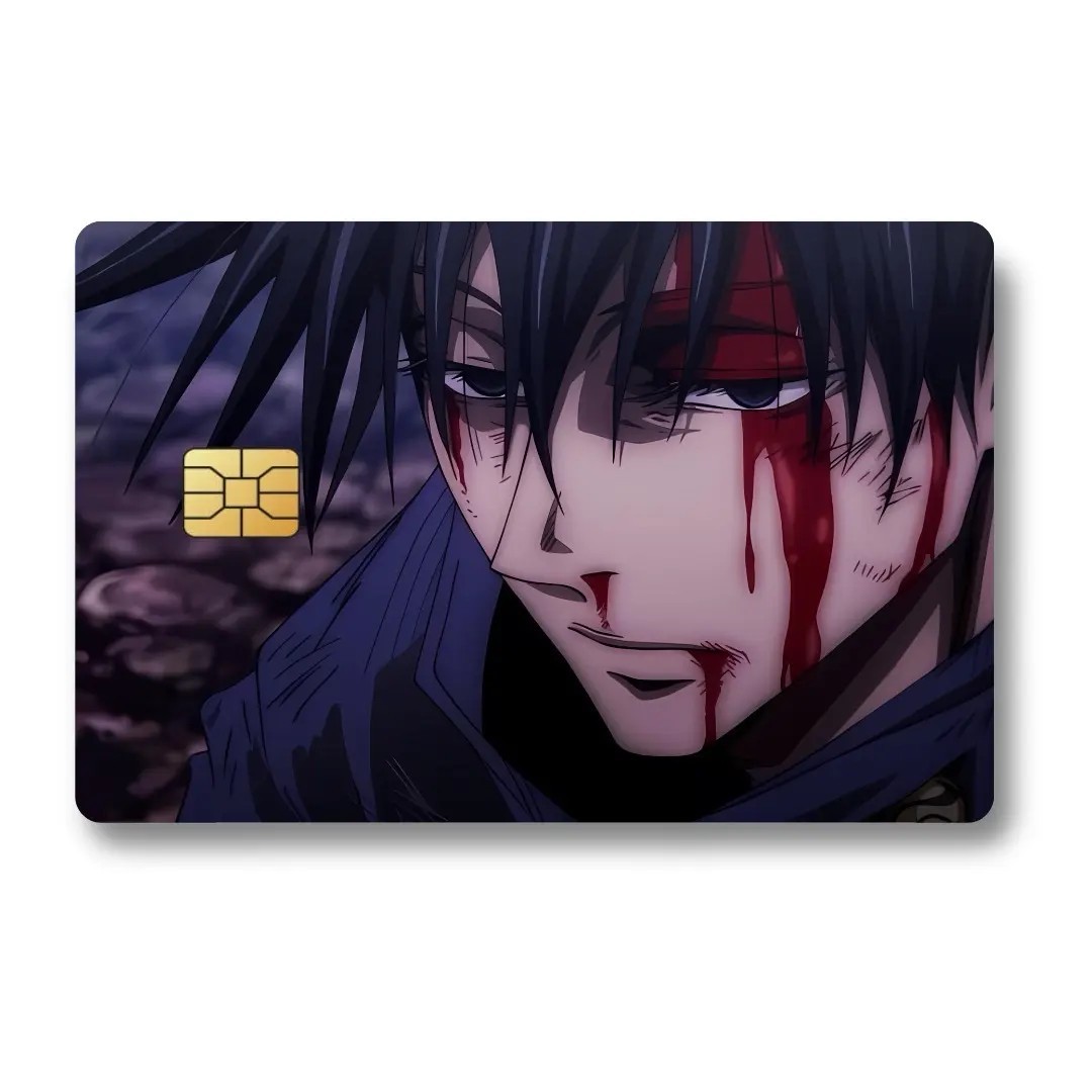 Jujutsu Kaisen Custom Decal Credit Card Cover Vinyl Skin Sticker Anime Lover Gif