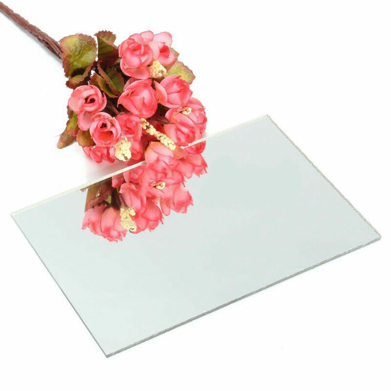 Multi Sizes Clear Mirror Acrylic plate Plastic Sheet Safety 3mm thickness panel