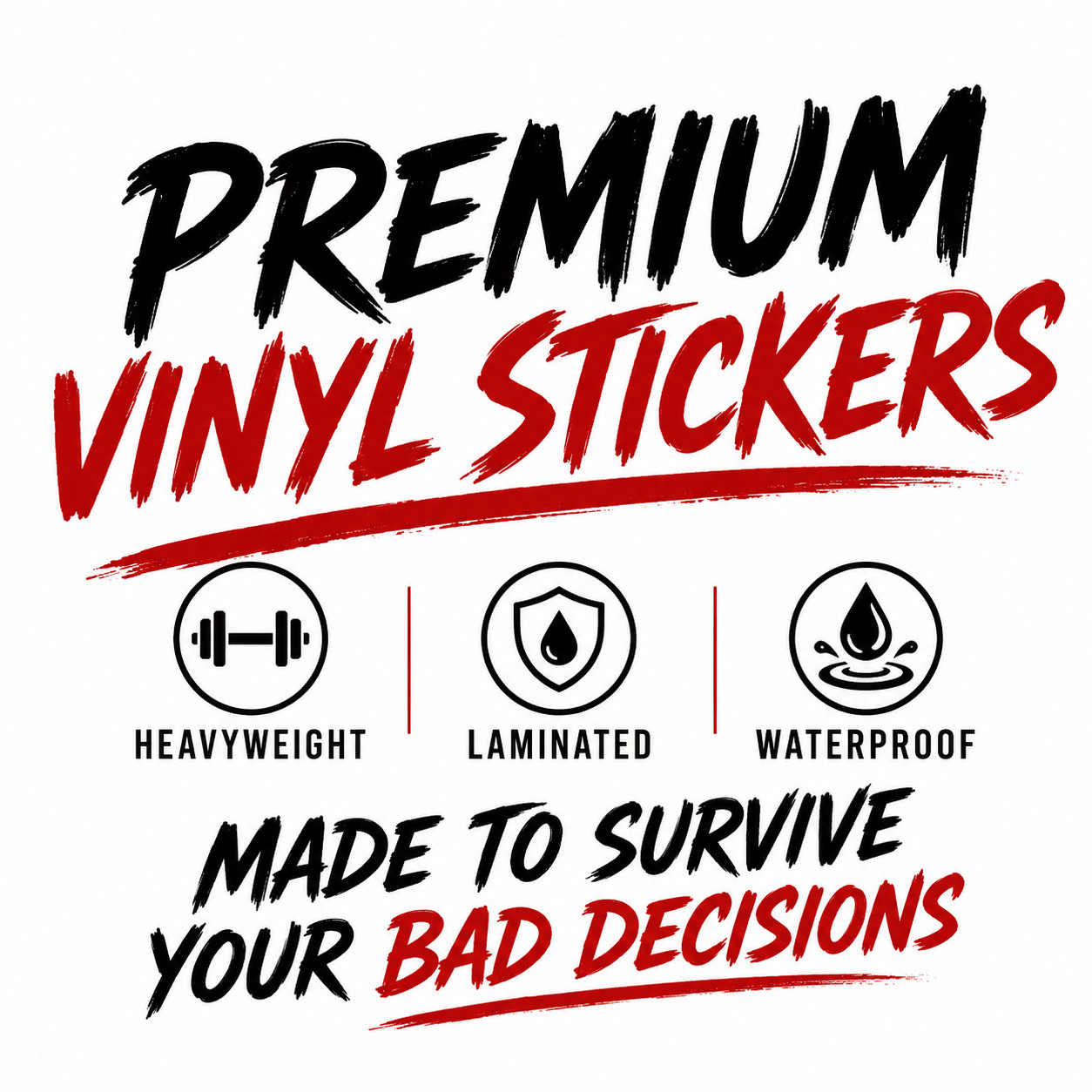 Nice Hamburger Buns Sticker 4 Inch Vinyl Heavyweight Waterproof Decal