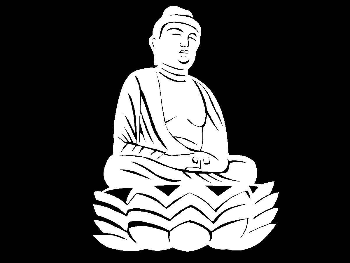 BUDDHA DECAL Statue Religion Buddhism Vinyl car window sticker graphic